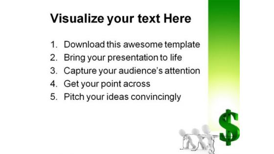 Crisis Dollar Business PowerPoint Templates And PowerPoint Backgrounds 0411