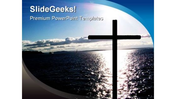Cross01 Religion PowerPoint Templates And PowerPoint Backgrounds 0811