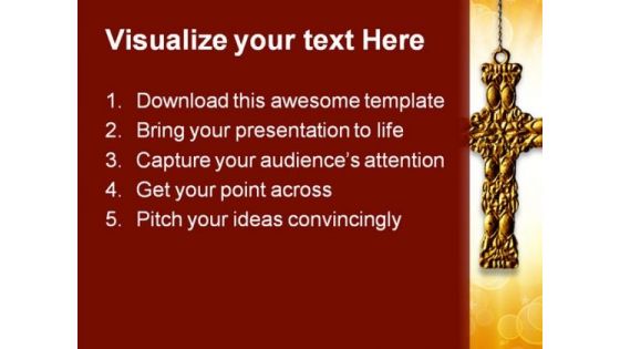 Cross Religion PowerPoint Templates And PowerPoint Backgrounds 0611