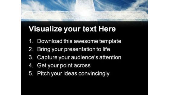 Cross Religion PowerPoint Templates And PowerPoint Backgrounds 0911