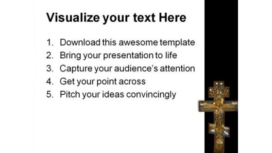 Cross Religion PowerPoint Themes And PowerPoint Slides 0211