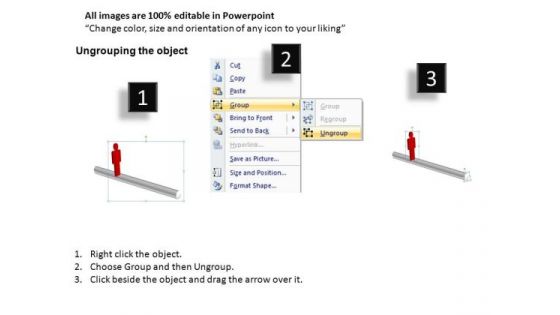 Crossing The Gap Trouble PowerPoint Slides
