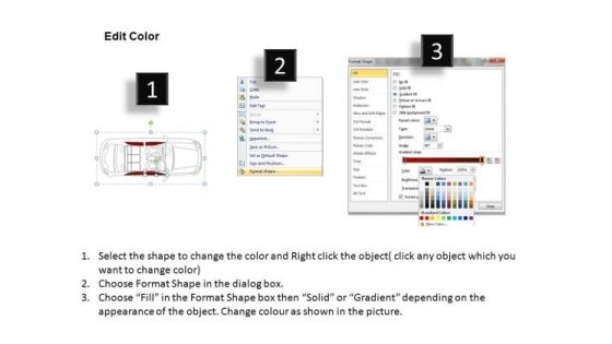 Crossway Red Family Car PowerPoint Slides And Ppt Diagram Templates