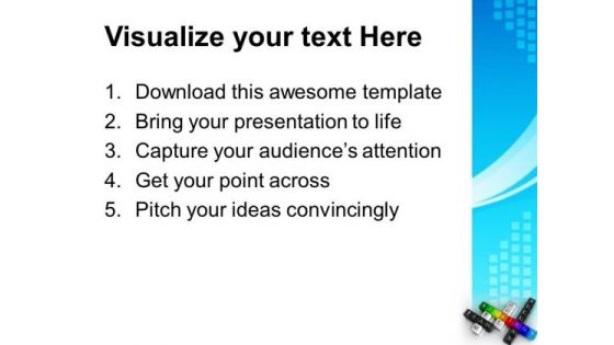 Crosswords Form Business Strategy Success PowerPoint Templates Ppt Backgrounds For Slides 0213