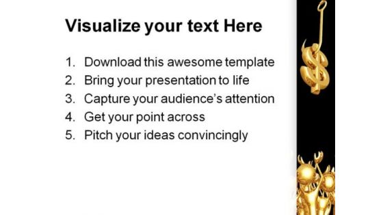 Crowd Sourcing Dollar Money PowerPoint Themes And PowerPoint Slides 0611