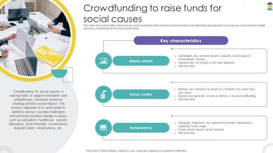 Crowdfunding To Raise Funds For Social Causes Crowdfunding Strategies To Raise Funds Fin SS V