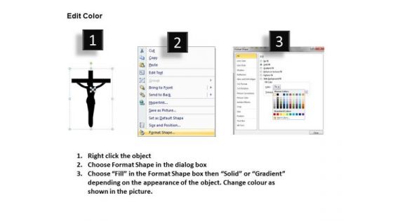 Crucifixion Christ Jesus PowerPoint Slides And Ppt Diagram Templates