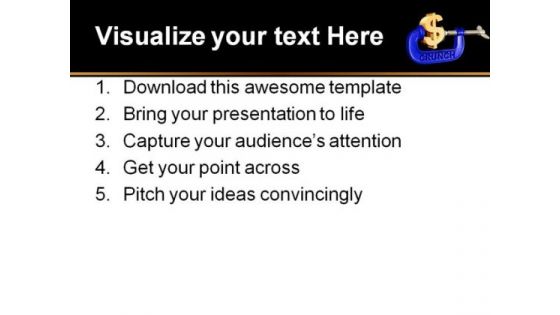 Crunch Money PowerPoint Template 0610