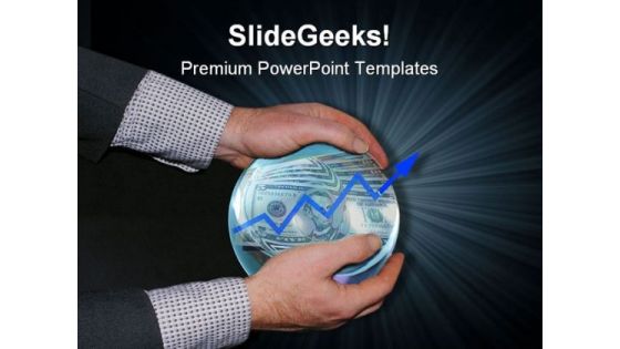 Crystal Ball Showing Success Business PowerPoint Templates And PowerPoint Backgrounds 0611