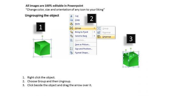 Cube PowerPoint Diagram Layers Ppt Slides