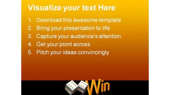 Cube Win Business PowerPoint Templates And PowerPoint Backgrounds 0211