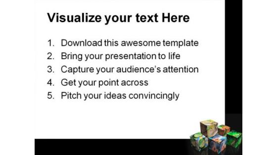 Cubes Business PowerPoint Templates And PowerPoint Backgrounds 0311