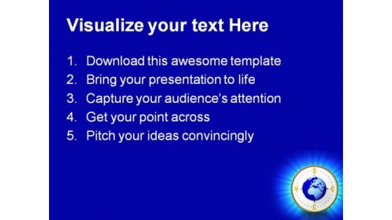 Currency Compass Global PowerPoint Themes And PowerPoint Slides 0211
