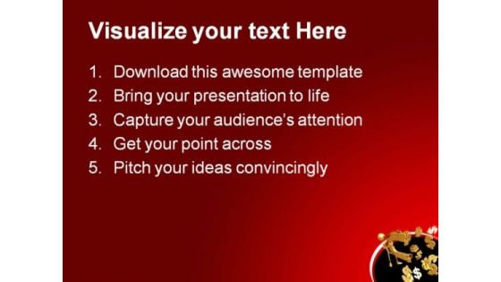 Currency With Magnet Money PowerPoint Themes And PowerPoint Slides 0711