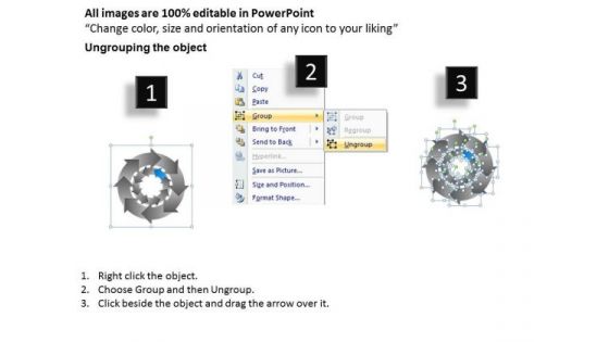 Curved 8 Stages Concentric Flow Chart Ppt How To Prepare Business Plan PowerPoint Slides