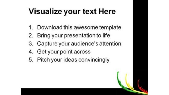 Curved Arrows Showing Profit Business PowerPoint Themes And PowerPoint Slides 0611
