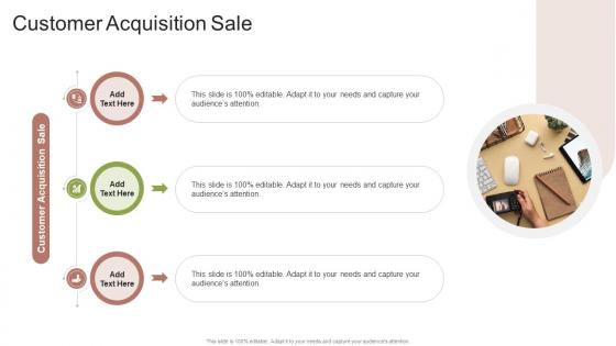 Customer Acquisition Sale In Powerpoint And Google Slides Cpb