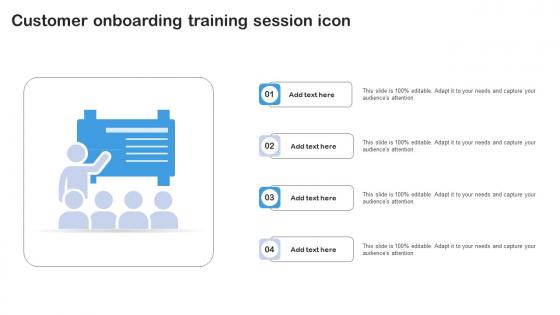 Customer Onboarding Training Session Icon Microsoft Pdf
