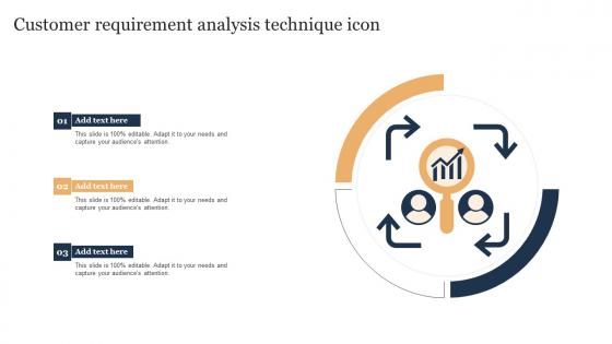 Customer Requirement Analysis Technique Icon Inspiration Pdf