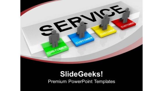 Customer Service Concept Communication PowerPoint Templates Ppt Backgrounds For Slides 0113
