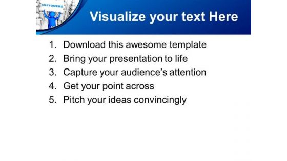 Customers Views For Business Development PowerPoint Templates Ppt Backgrounds For Slides 0513