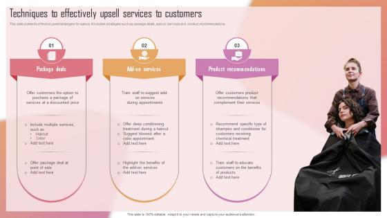 Customizing The Salon Experience Techniques To Effectively Upsell Services To Customers Strategy SS V