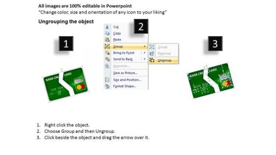 Cutting Credit Cards Debt PowerPoint Ppt Templates