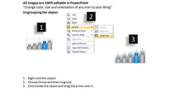 Cyledrical Shape Spheres On Top For Five Stage Ppt Business Plan Start Up PowerPoint Slides