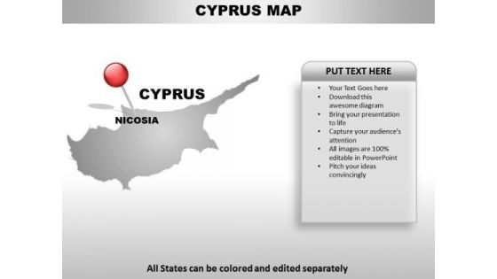 Cyprus Country PowerPoint Maps