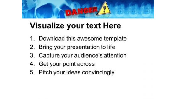Danger Sign PowerPoint Templates And PowerPoint Themes 0912