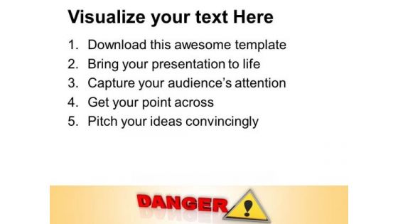 Danger Sign PowerPoint Templates And PowerPoint Themes 1012