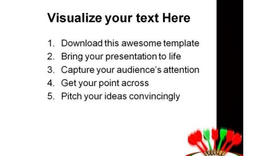 Dart Arrows Business PowerPoint Themes And PowerPoint Slides 0611