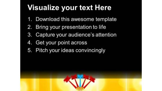 Dart Arrows PowerPoint Templates And PowerPoint Themes 0612