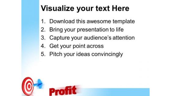 Dart Hitting Target Business PowerPoint Templates And PowerPoint Themes 0612