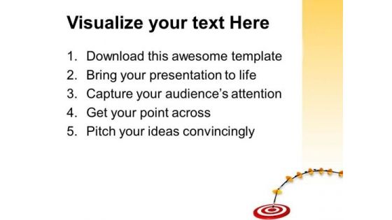Dart Moves Towards The Target PowerPoint Templates Ppt Backgrounds For Slides 0713