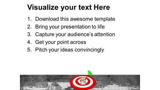 Dart On Money Target Business PowerPoint Templates And PowerPoint Themes 0912