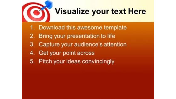 Dart On Target Business PowerPoint Templates And PowerPoint Themes 0612