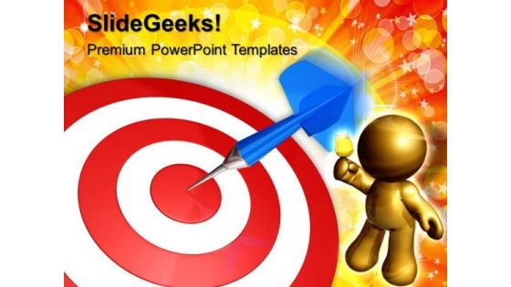 Dart On Target Business PowerPoint Templates And PowerPoint Themes 0612