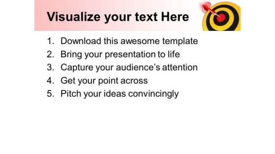 Dart On Target Success PowerPoint Templates And PowerPoint Themes 0612
