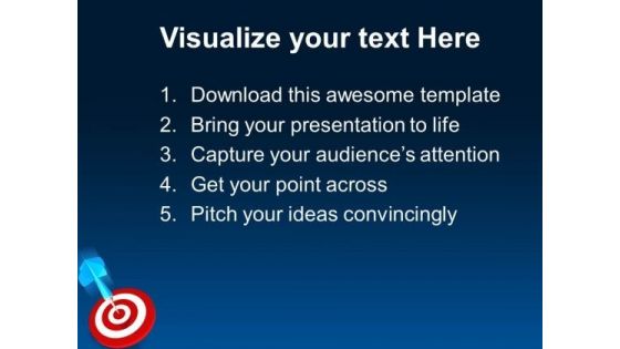 Dart Target Business PowerPoint Templates And PowerPoint Themes 0612