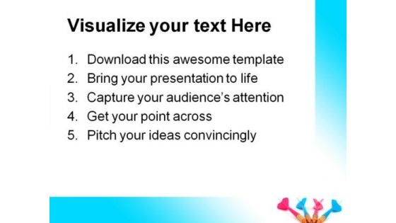 Darts Competition Game PowerPoint Themes And PowerPoint Slides 0511