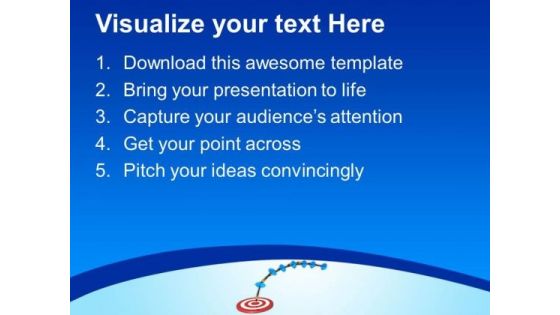 Darts Moves Towards Target Success Concept PowerPoint Templates Ppt Backgrounds For Slides 0413