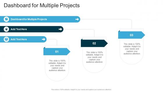 Dashboard For Multiple Projects In Powerpoint And Google Slides Cpb