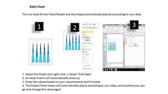 Data Analysis Excel 3d Process Variation Column Chart PowerPoint Templates