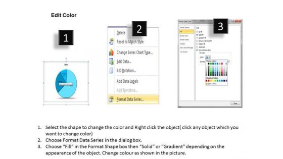 Data Analysis Excel Driven Pie Chart For Sales Process PowerPoint Slides Templates