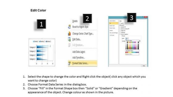 Data Analysis In Excel 3d Bar Chart For Business Trends PowerPoint Templates