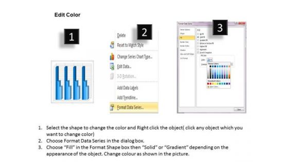 Data Analysis In Excel 3d Column Chart For PowerPoint Templates