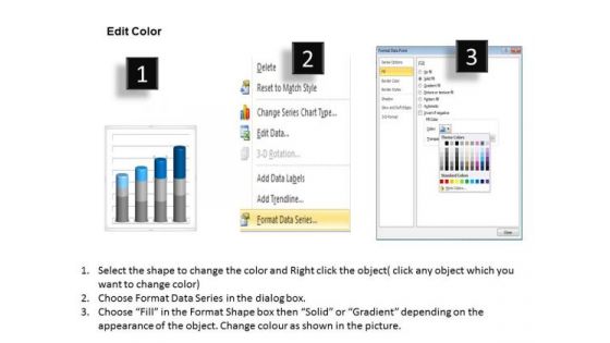 Data Analysis In Excel 3d Column Chart To Represent Information PowerPoint Templates