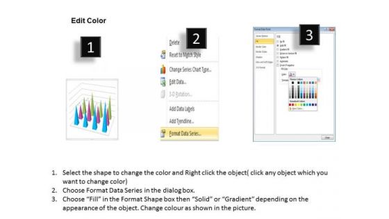 Data Analysis In Excel Column Chart For Business Project PowerPoint Templates