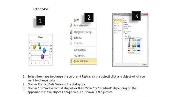Data Analysis Template Interactive Bubble Chart PowerPoint Templates